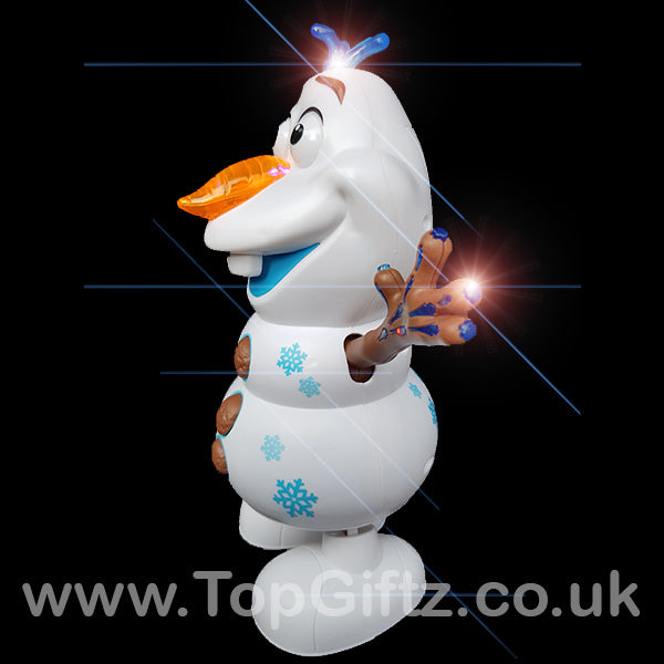 Frozen Olaf Dancing Singing Snowman Lights Up Musical Toy_6