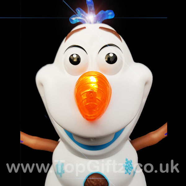 Frozen Olaf Dancing Singing Snowman Lights Up Musical Toy_7