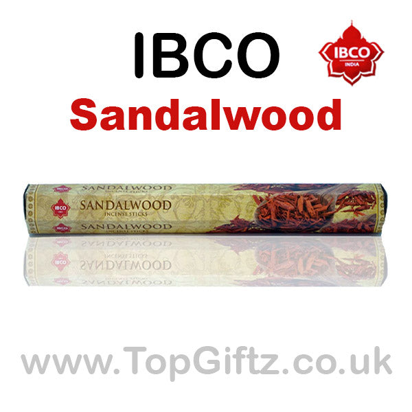 IBCO Sandalwood HEX Incense Sticks Reminiscent Indian Forest - TopGiftz