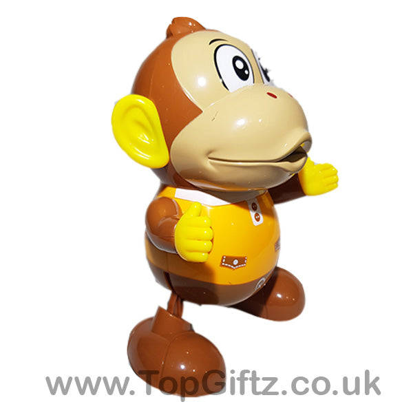 Swinging Monkey Dancing Musical Toy Light Up Singing - TopGiftz