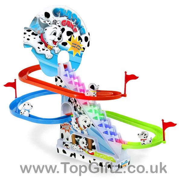 Dalmatian Spotty Dog Chasing Game With Lights & Sound - TopGiftz
