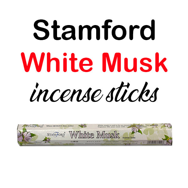 White Musk Incense Sticks - Stamford Hexagon - TopGiftz