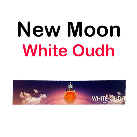White Oudh Incense Sticks - New Moon - TopGiftz
