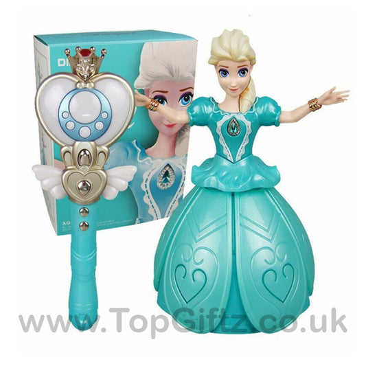 Princess Frozen Elsa Infrared Remote Control Rotating Music - TopGiftz