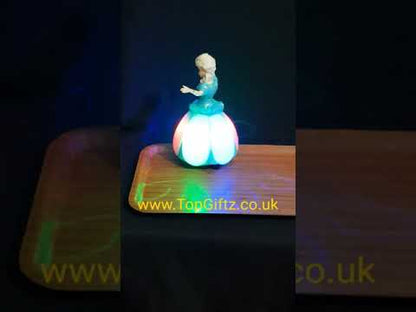 Princess Frozen Elsa Infrared Rotating Music Toys for Girls