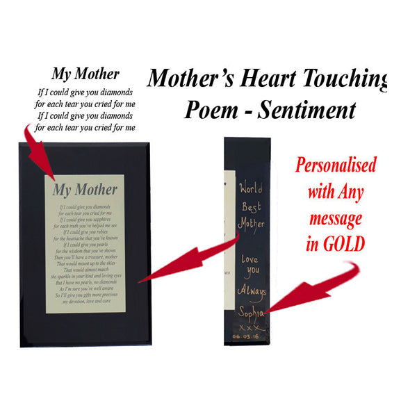 Personalised Poem - My Mother you are a Diamonds - TopGiftz