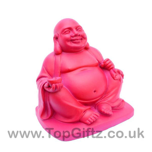 Happy Laughing Baby Pink Buddha Gay with Money Bag 3.81cm H - TopGiftz