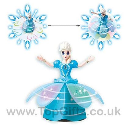 Princess Frozen Elsa Infrared Rotating Music Toys for Girls - TopGiftz