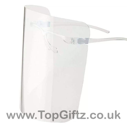Plastic Adjustable Transparent Full Face Protective Shield - TopGiftz